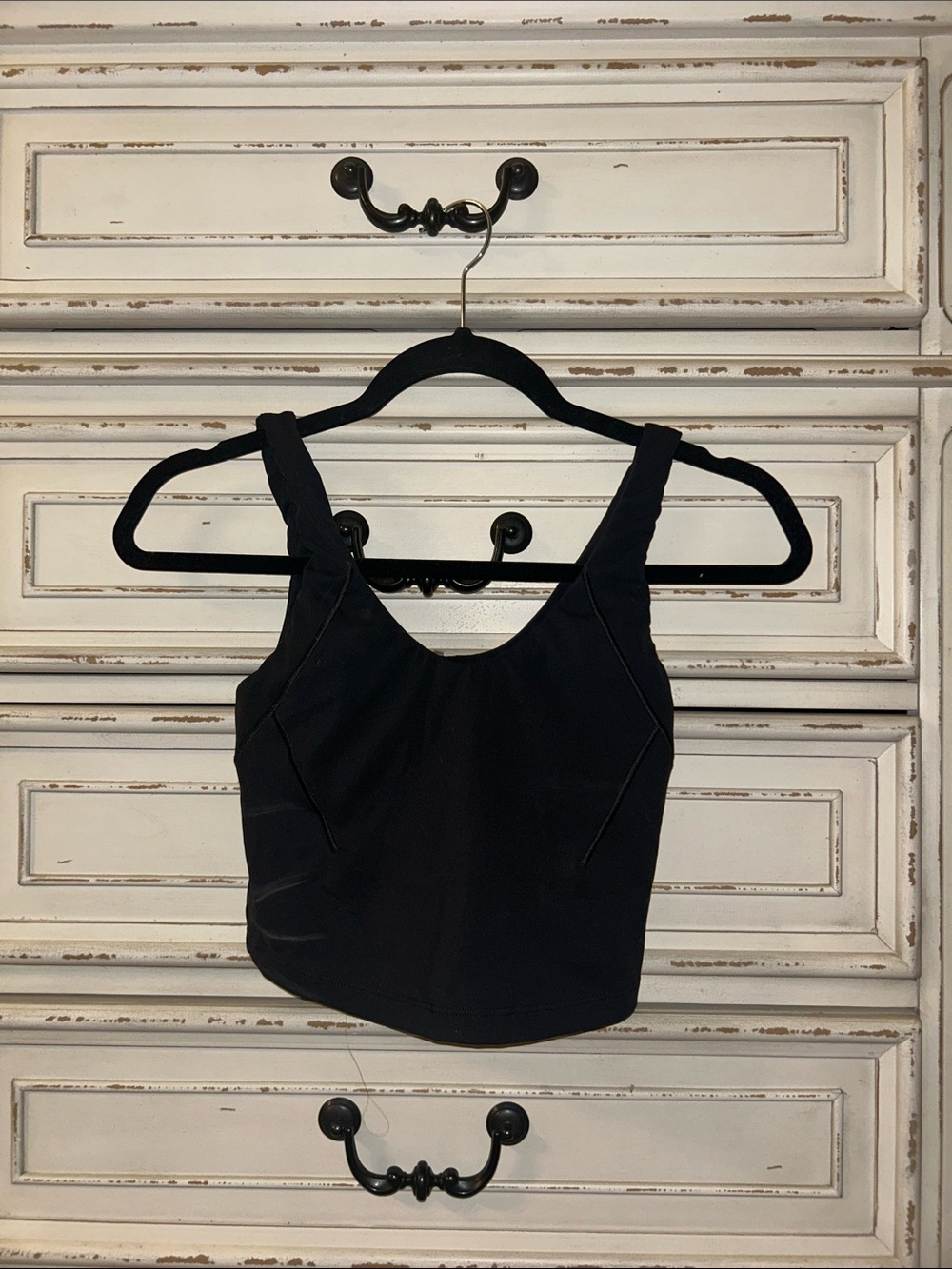 CALIA by Carrie Underwood Black Cropped Tank Top
